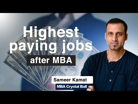 Which MBA has highest salary?