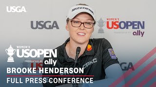 Brooke Henderson: 2024 U.S. Women's Open Presented by Ally Press Conference