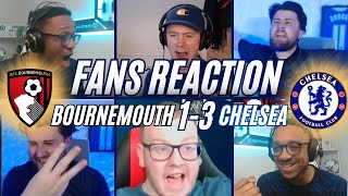 CHELSEA FANS REACTION TO FINALLY WINNING AGAIN! 3-1 AGAINST BOURNEMOUTH