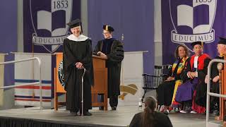 WWII vet receives Cornell College degree 80 years later