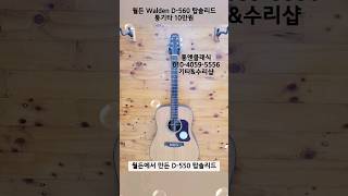 월든 Walden D-560 탑솔리드 통기타 10만원 #중고기타 #리페어 #악기수리 #중고악기 #평택 #수리 #취미