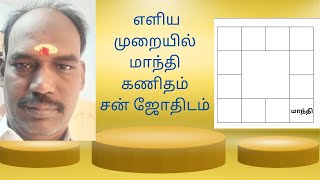 எளிய முறையில் மாந்தி கணிதம்