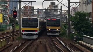 JR中央線・総武線 東中野駅にて