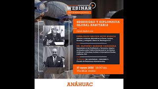 Webinar: Seguridad y Diplomacia Global Sanitaria.