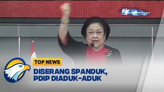 PDIP Buru Penyebar Spanduk Serang Megawati - [Top News]