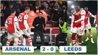 Arsenal 2 - 0 Leeds | Nketiah & Chambers Goals Send The Gunners To The Carabao Cup Quarter Final !!