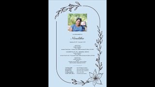 The Celebrating The Life of Niveditha DhanasekaraSeptember 18, 1977 - November 6, 2023