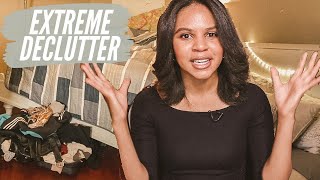 EXTREME KONMARI METHOD DECLUTTERING | Before & After