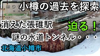 【廃駅/トンネル】秘境から消えたJR張碓駅と大正時代に造られた豊倉水道トンネルに迫る　北海道小樽市　drone Video（UHD）Otaru City