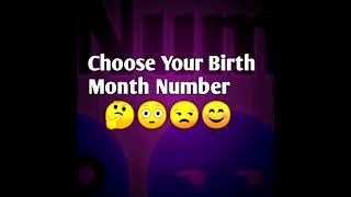 What Your Birth Month Says About You | Personality Test   #Shorts