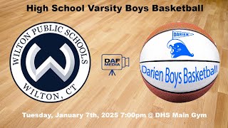 Darien Varsity Boys Basketball vs. Wilton