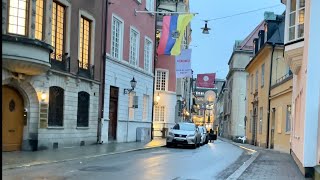 Stockholm Streets: Walking Västra Trädgårdsgatan, central Stockholm