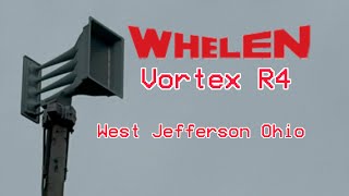 Whelen Vortex R4 Siren Test | Short Alert + Rotation | West Jefferson Ohio