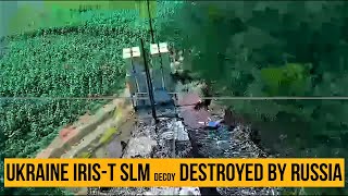Ukraine IRIS-T SLM decoy destroyed by Russia in Kherson Oblast.
