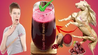 One Glass Your 3 Hours Powerful ! Dates Fruit  And  Beetroot. Healthy Tips