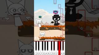 Help Catnap level up rank 9999 to defeat Black in Sprunki Game (@PADLOTOON) - Octave Piano Tutorial