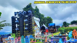 Suasana saat ini dan urutan start sound system karnaval pujon lor karnaval dengan view sangat keren