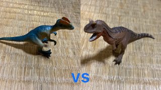 ディロフォサウルスvsカルノタウルス　Dilophosaurus vs Carnotaurus