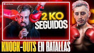 VIDEAZO 🥊 BLON REACCIONA A LES HICIERON 2 K.O SEGUIDOS EN BATALLAS 😵