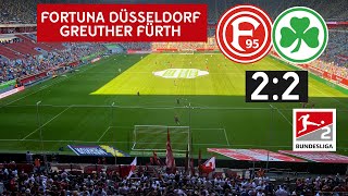 Das VAR Slapstick! Fortuna Düsseldorf - Greuther Fürth ( 2:2 ) 14.08.2022 Tore & Highlights