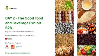 The Good Food and Beverage Exhibition - DAY 2 - B2B