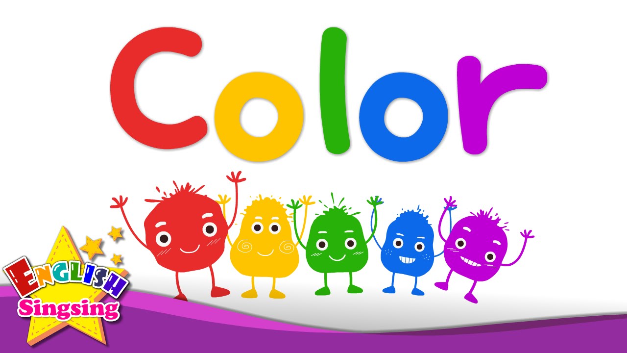 Color Color Mixing Rainbow Colors Kids Vocabulary English
