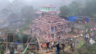 Left the farm and returned to help his parents demolish the hundred-year-old house | START TO FINISH