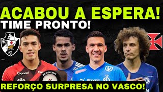 🚨ACABOU A ESPERA! CONVERSA CONFIRMADA II TIME PRONTO II REFORÇO SURPRESA NO VASCO E MUITO MAIS!