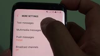 Samsung Galaxy S8: How to Enable / Disable MMS Group Conversation