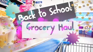WALMART GROCERIES + BACK TO SCHOOL HAUL + $10 OFF WALMART GROCERY PICKUP(see link in description)