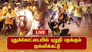 🔴LIVE:Pudukkottai Alangudi Vanniyan Viduthi Jallikattu | புழுதி பறக்க நடைபெற்று முடிந்த ஜல்லிக்கட்டு