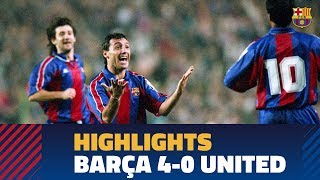 BARÇA 4-0 UNITED | Champions League Group Stage 1994/1995