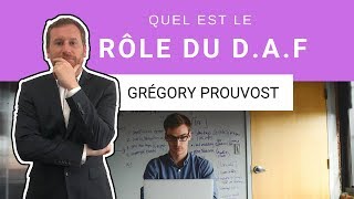 [LE RÔLE DU DIRECTEUR FINANCIER / DAF] - Conseils d'expert comptable