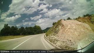 DRIVE #1576: Glamoč-Mrkonjić Grad (Bosnia and Herzegovina) (timelapse 4x) *Read Description*