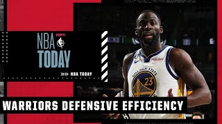 The Warriors defensive efficiency COMPLETELY DROPPING - Chiney Ogwumike | NBA Today
