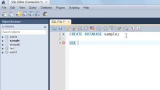 SQL Tutorial 5 Create, Use and Drop Databases