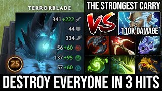 Reason Why Terrorblade is Still the Strongest Carry in Meta | Crazy 9Items God Vs 110k Damage Zeus