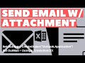 Excel VBA Macro: Send Email with Attachment (Step-by-Step Tutorial)