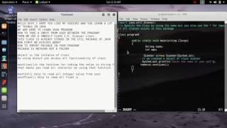 java tutorial video 3rd ... HOW TO TAKE INPUT BETWEEN THE PROGRAM by Bits Bytes