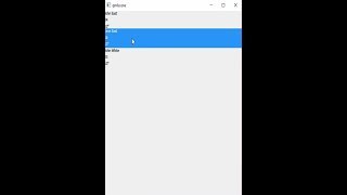 Python - PyQt5 - Qml Tutorial - ListView