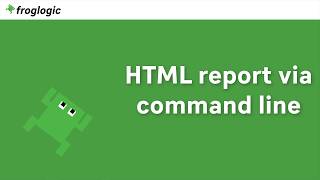 HTML Report via Command Line