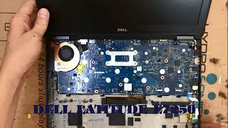 Dell Latitude E7250 Disassembly and fan cleaning Laptop repair