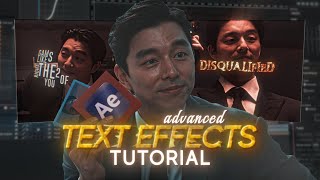 TEXT Effect Tutorial in After Effects | After Effects Tutorial