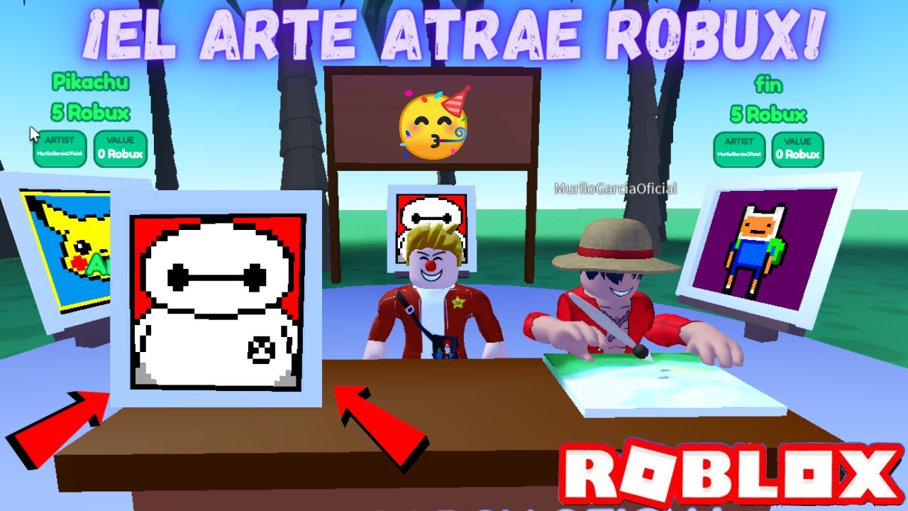 ¡CONSIGUE ROBUX HACIENDO ARTE!🖌️🎨/starving Artists 💰/JUEGOS/ROBLOX ...