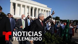 EN VIVO: El presidente Andrés Manuel López Obrador visita la Casa Blanca | Noticias Telemundo