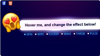 Multiple ✨Glowing Effect Button | HTML , CSS , JAVA SCRIPT|