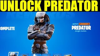 Fortnite PREDATOR SKIN! How to unlock Predator Skin in fortnite (Jungle Hunter Quest)