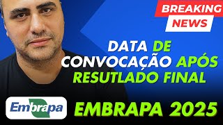 Concurso Embrapa 2025 - Convocações ainda neste ano