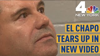 On the Day of El Chapo's Guilty Verdict, See the Drug Kingpin's Glassy-Eyed First Moments in the US