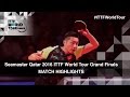 2016 World Tour Grand Finals Highlights: Xu Xin vs Chen Chien-An (R16)